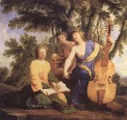 Eustache Le Sueur, Melpomene Erato and Polyhmia
